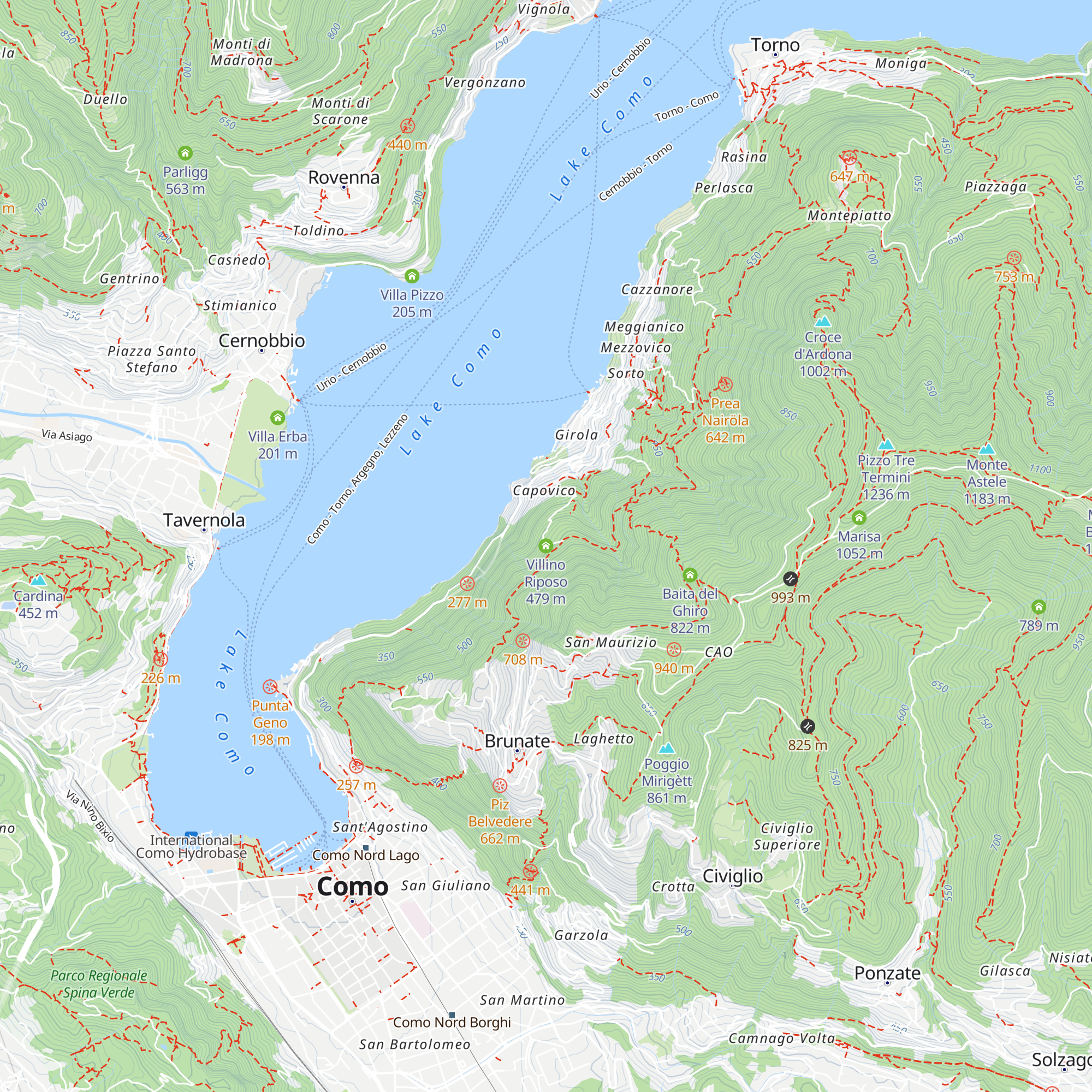 Villino Riposo map