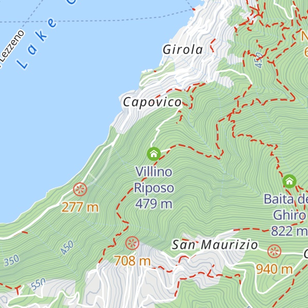 Map of Villino Riposo