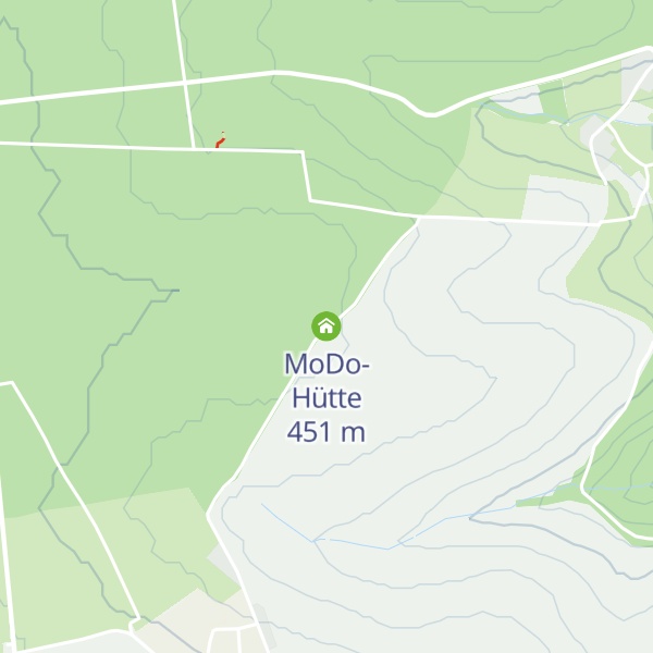 Map of MoDo-Hütte