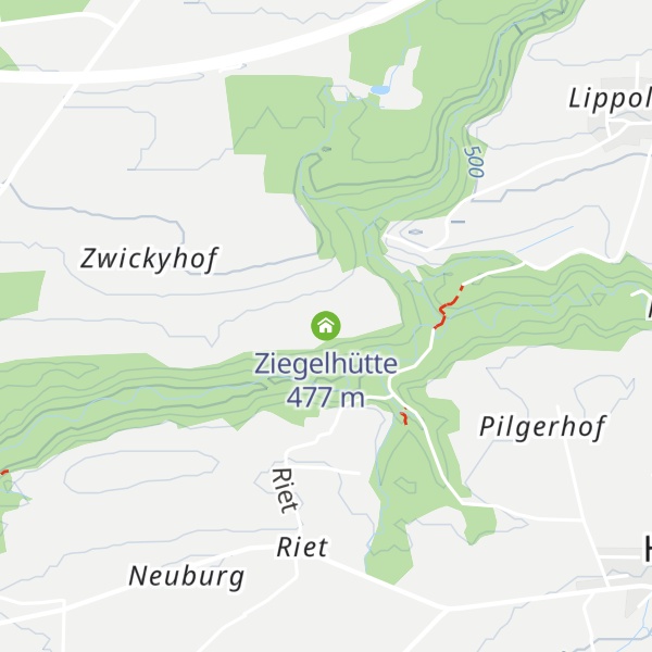 Map of Ziegelhütte