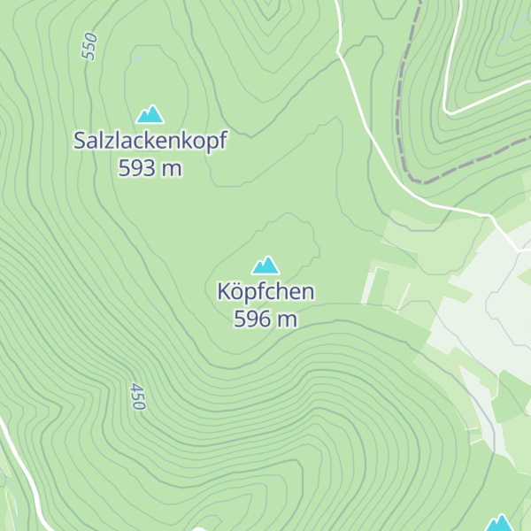 Map of Köpfchen