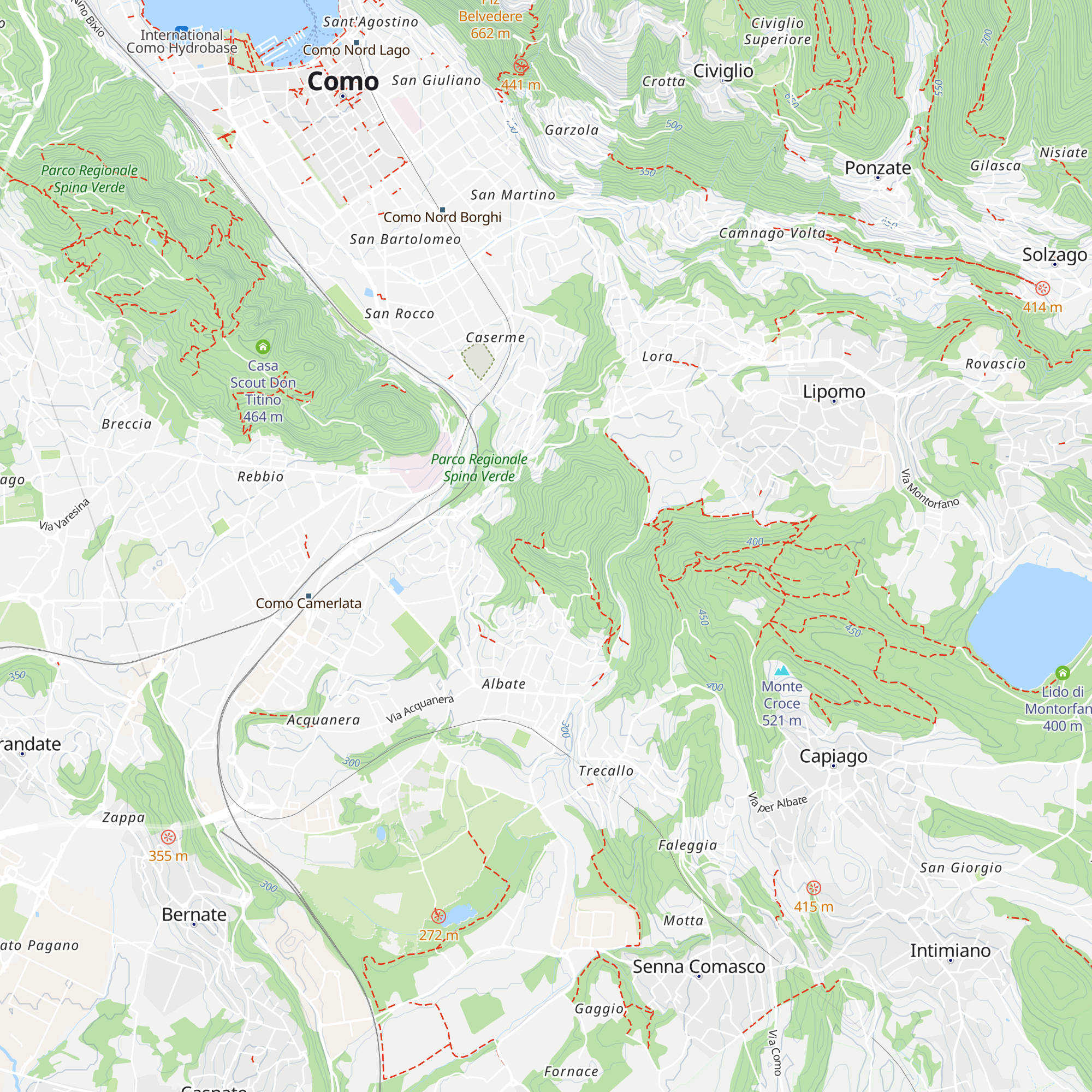 Baita Monte Goj map