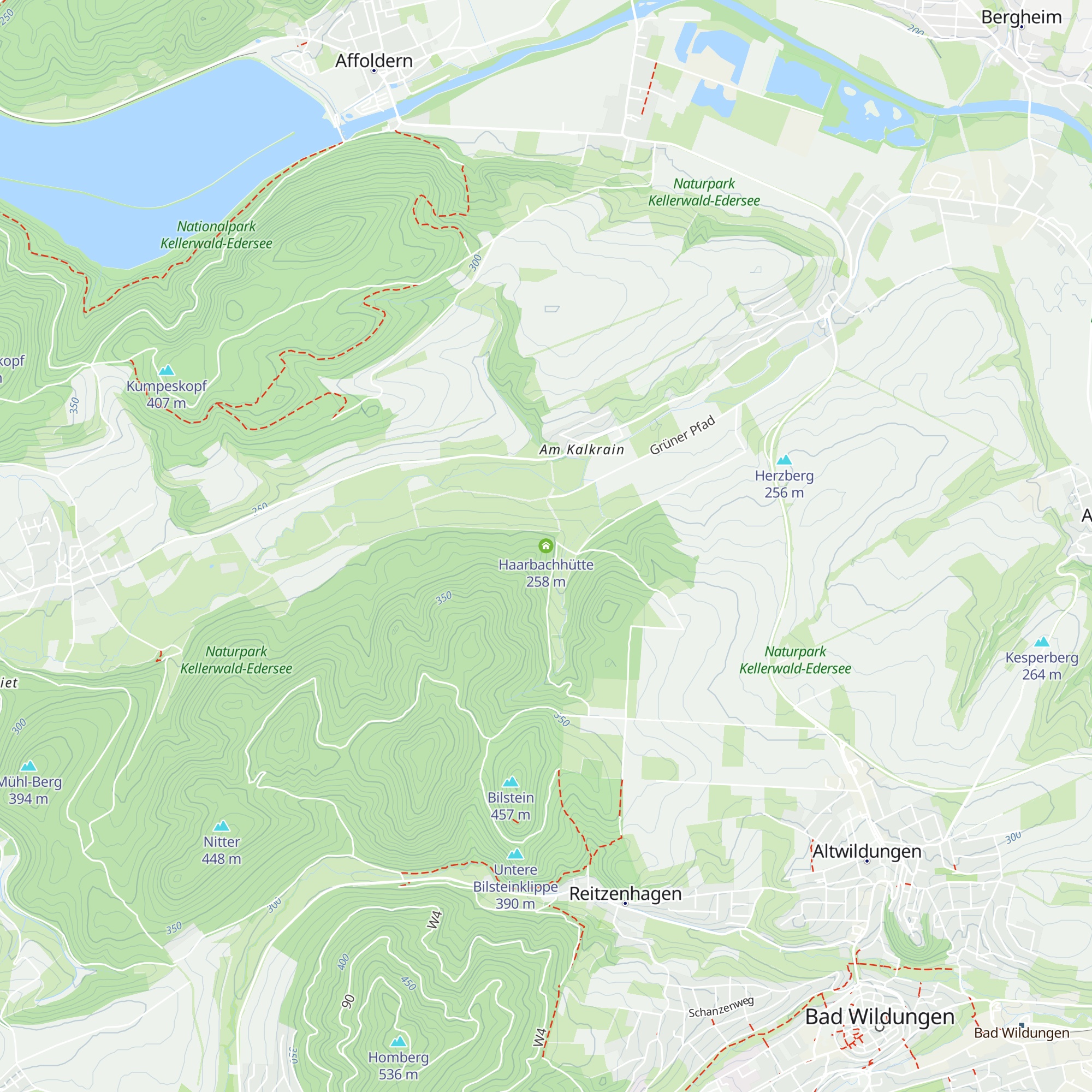 Haarbachhütte map