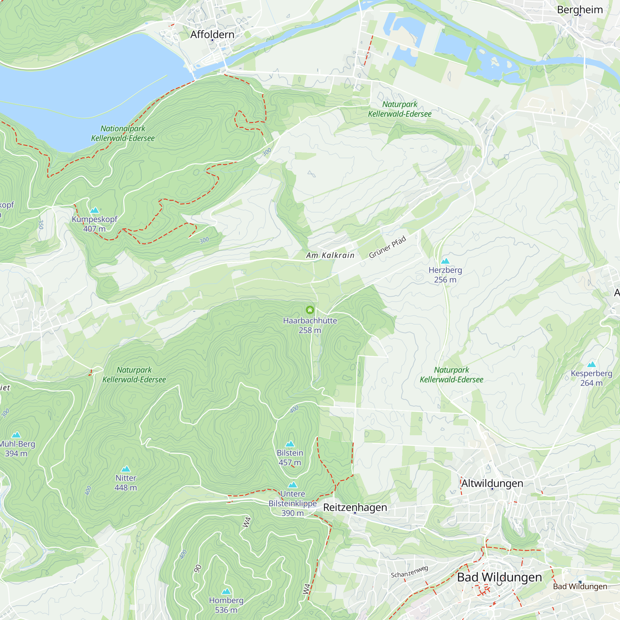 Haarbachhütte map