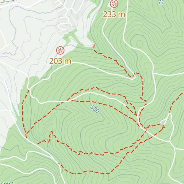 Map of Schutz- und Rasthütte Hahnenkamm