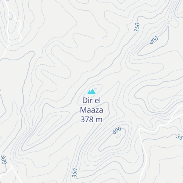 Map of Dir el Maaza