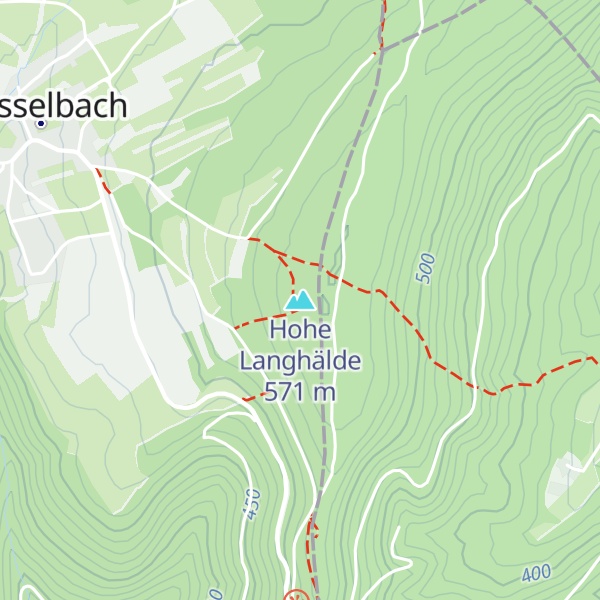 Map of Hohe Langhälde