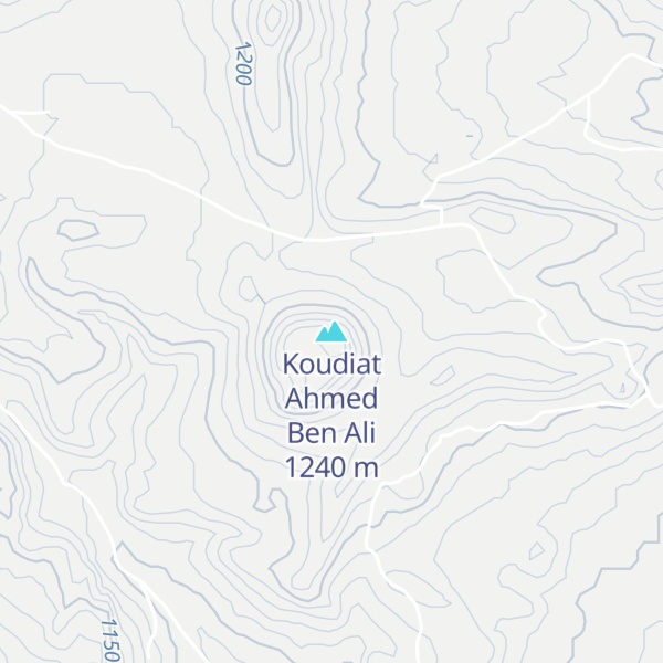 Map of Koudiat Ahmed Ben Ali