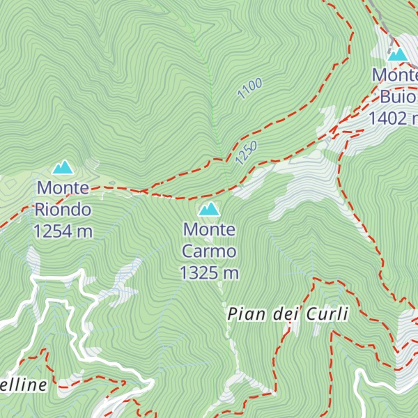 Map of Monte Carmo