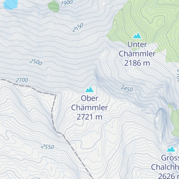 Map of Ober Chämmler