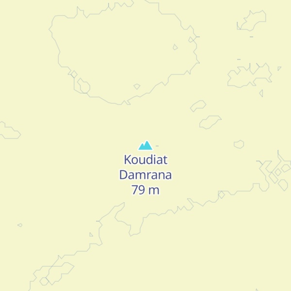Map of Koudiat Damrana