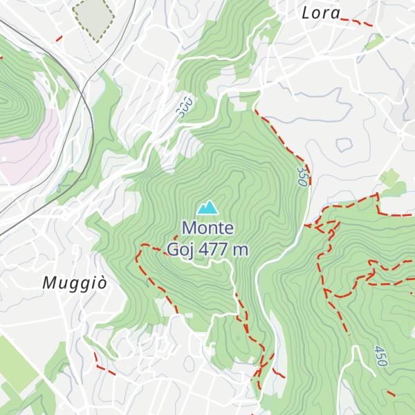Map of Monte Goj