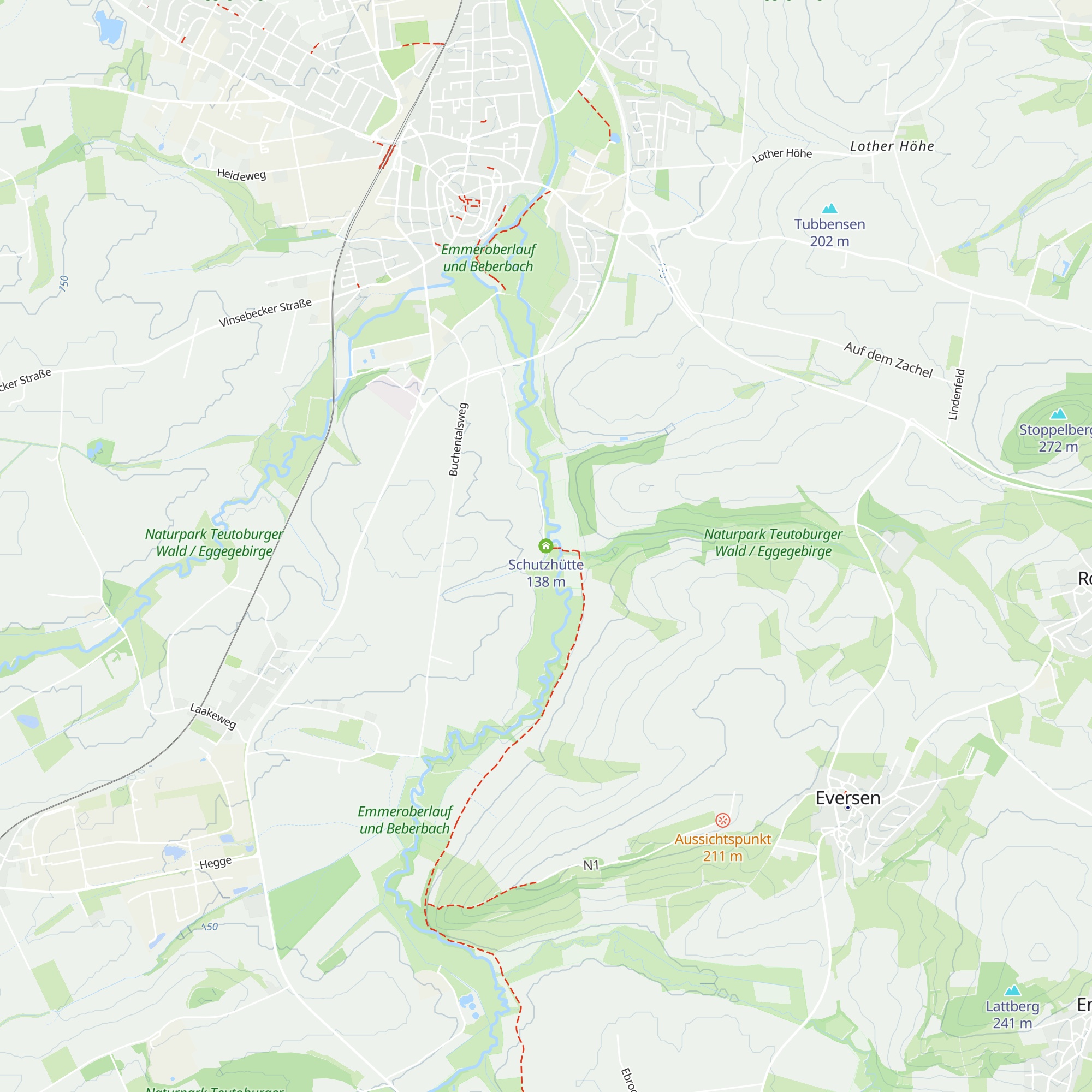 Schutzhütte map