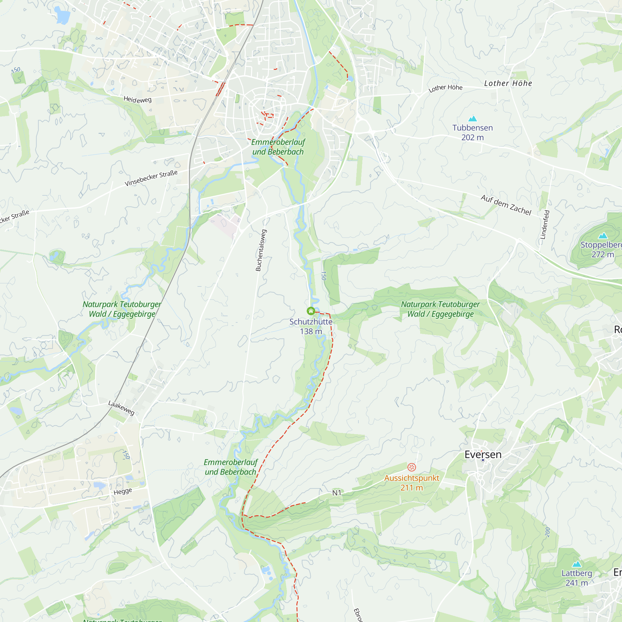 Schutzhütte map