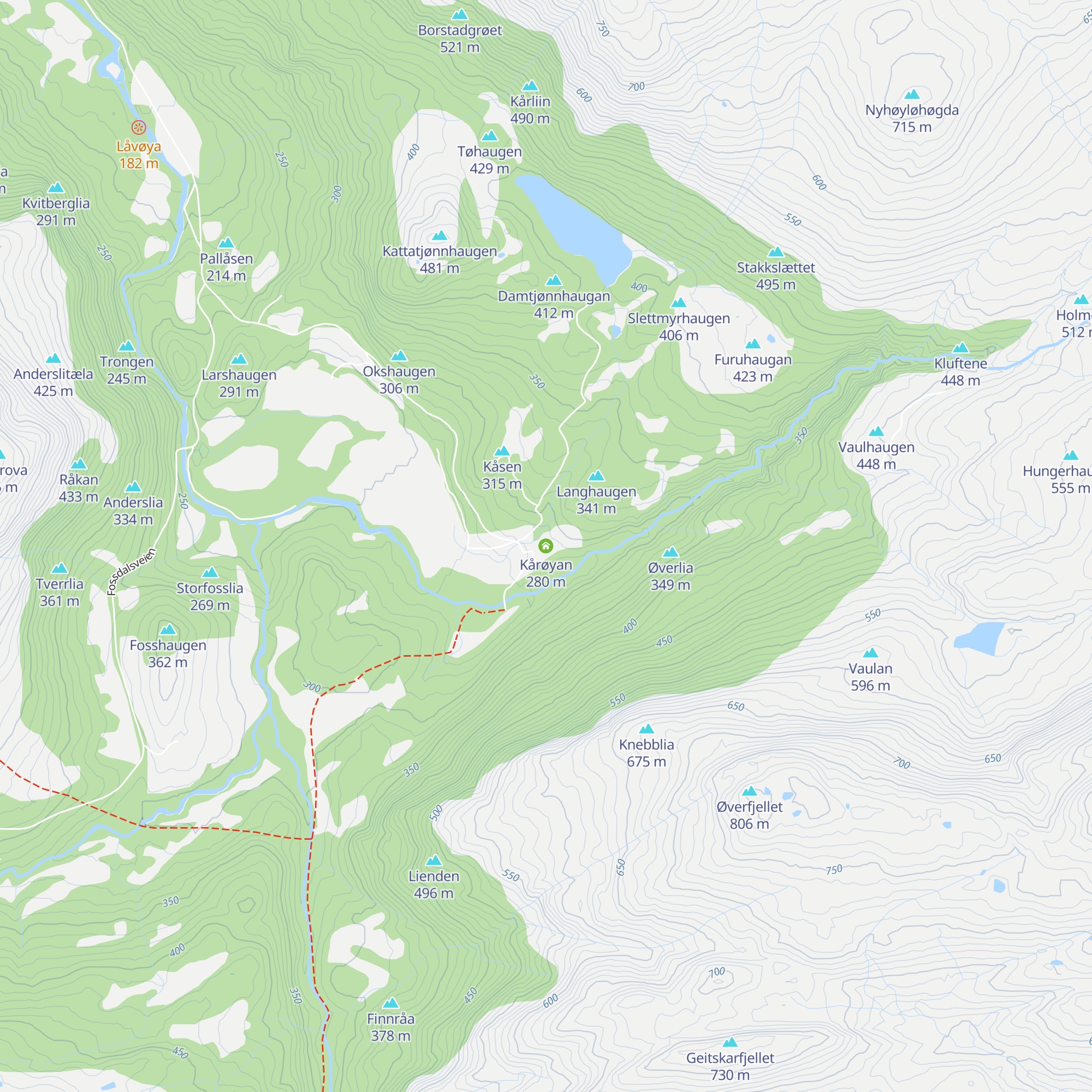 Kårøyan map