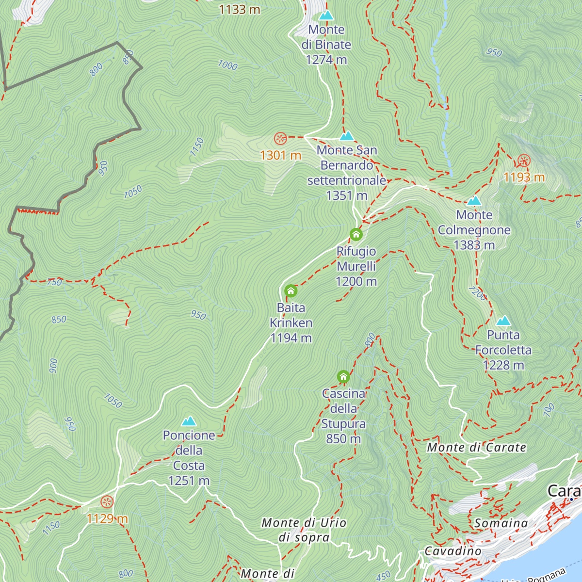 Baita Krinken map