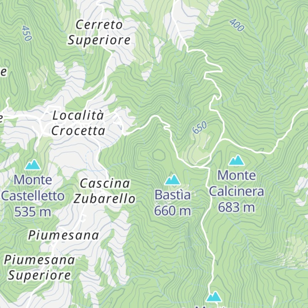 Map of Castello