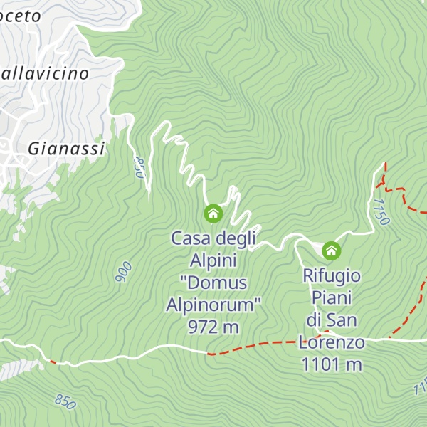 Map of Casa degli Alpini "Domus Alpinorum"