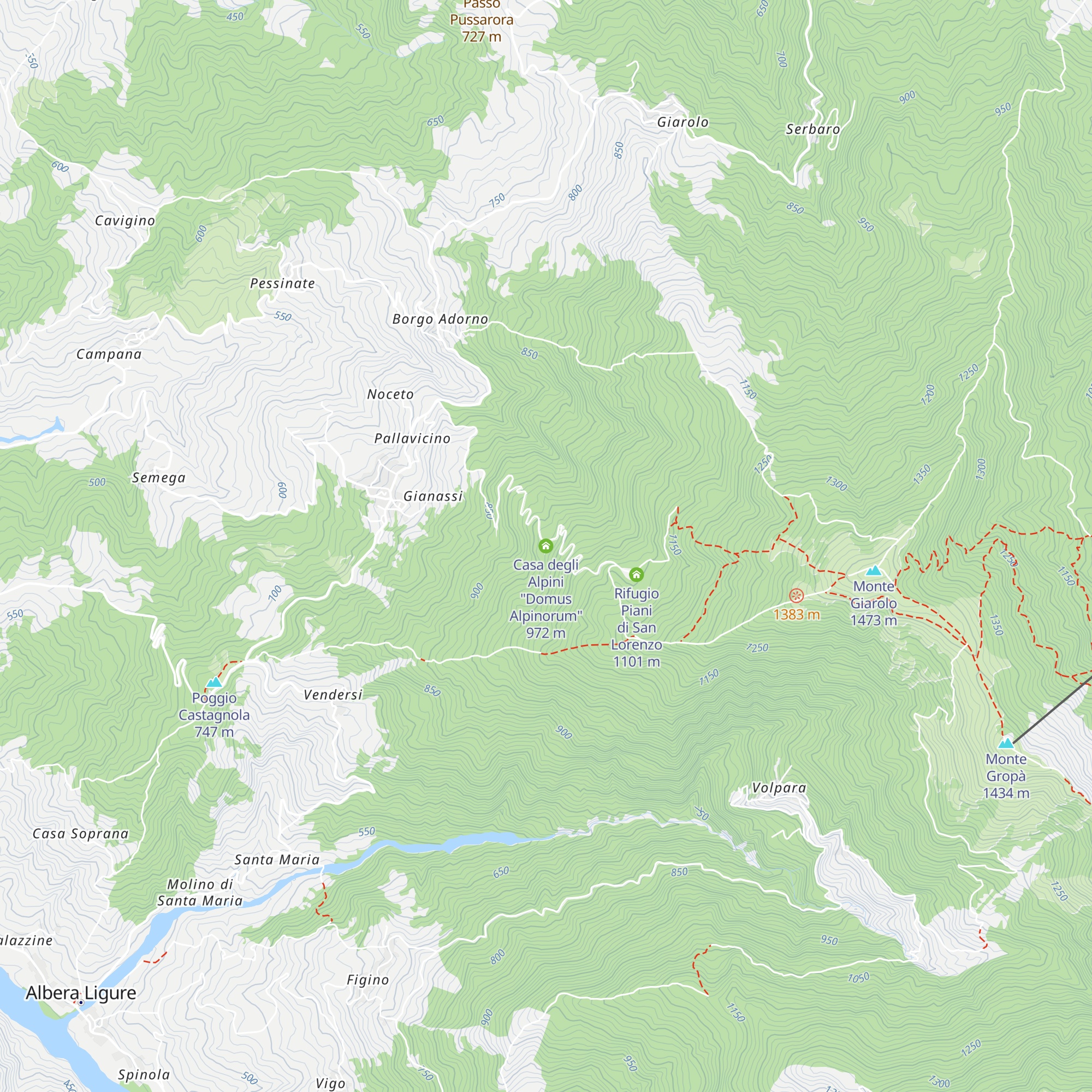 Casa degli Alpini "Domus Alpinorum" map