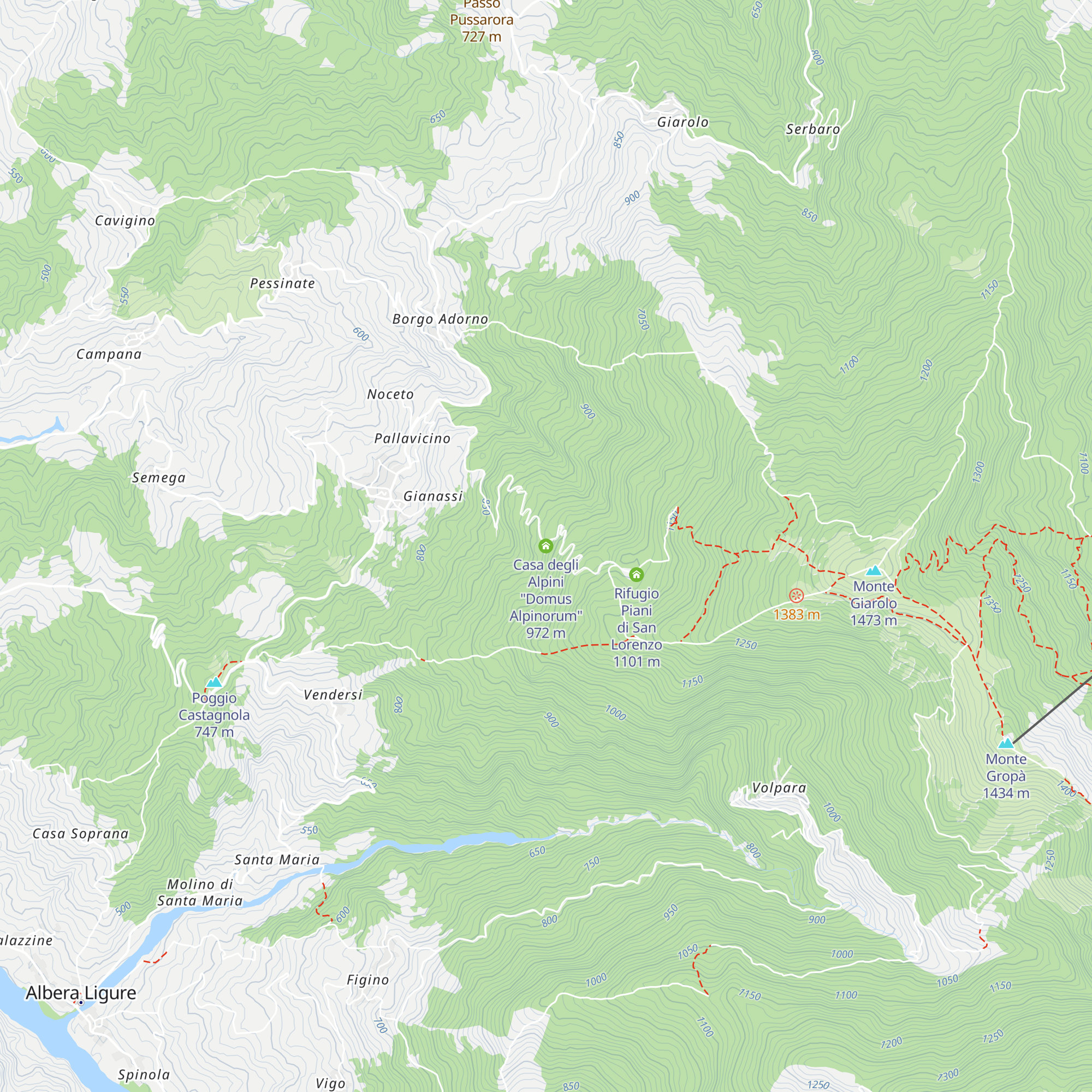 Casa degli Alpini "Domus Alpinorum" map
