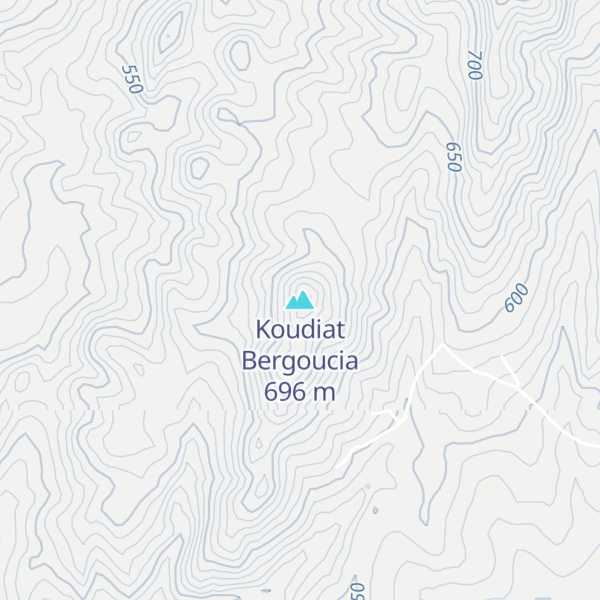 Map of Koudiat Bergoucia