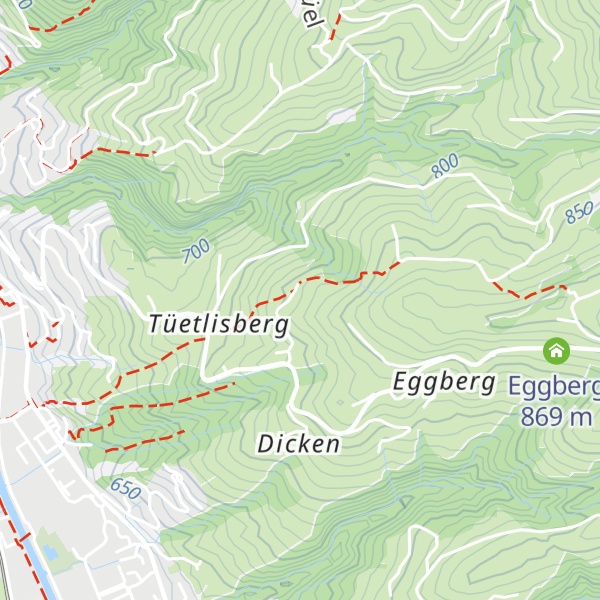 Map of Hütten