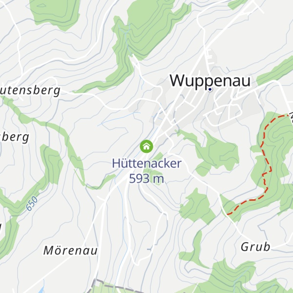 Map of Hüttenacker