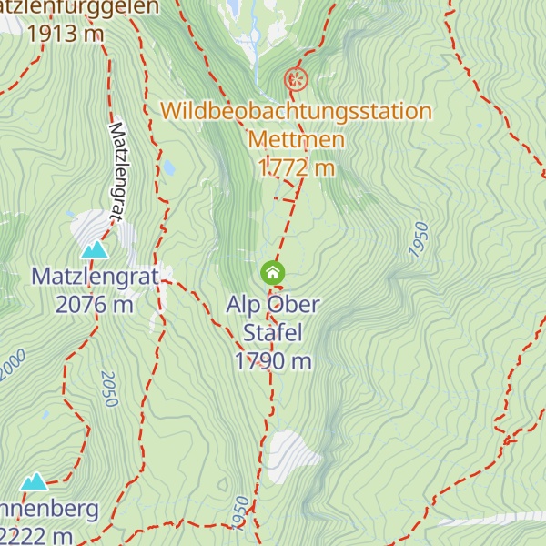 Map of Alp Ober Stafel