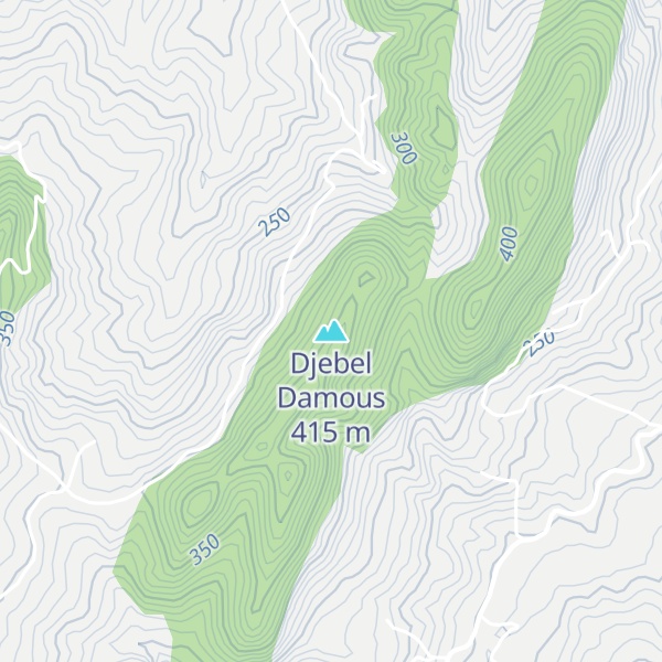 Map of Djebel Damous