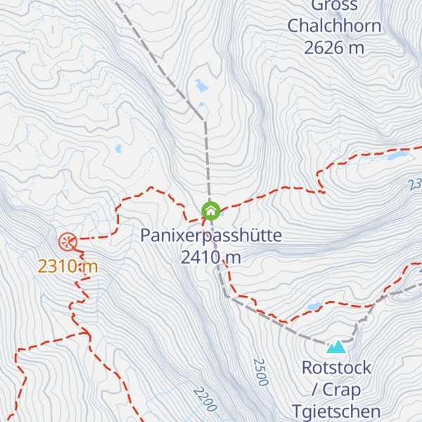 Map of Panixerpasshütte