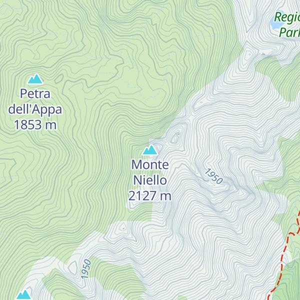 Map of Monte Niello