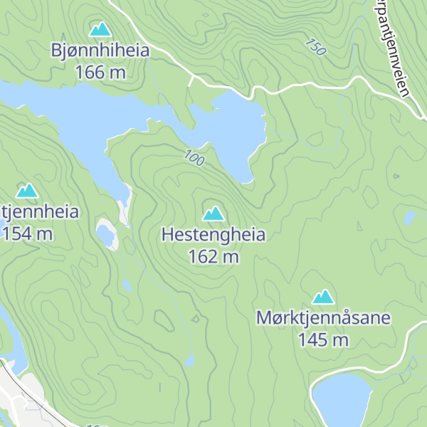 Map of Hestengheia