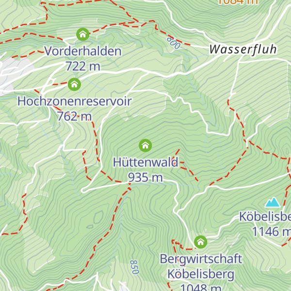 Map of Hüttenwald