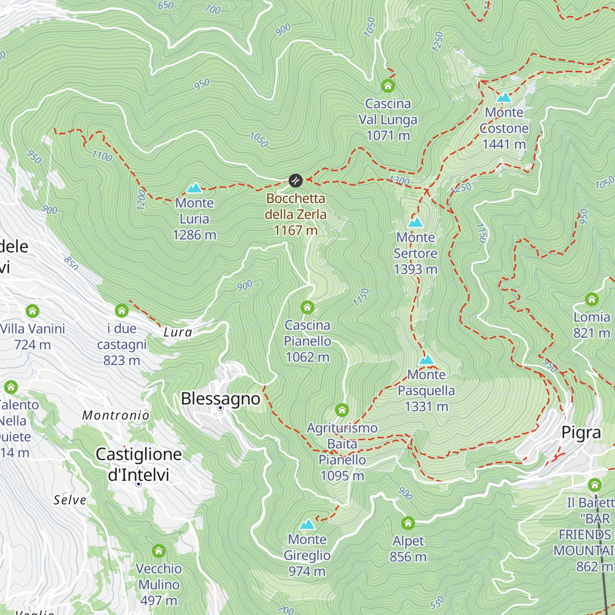 Cascina Pianello map