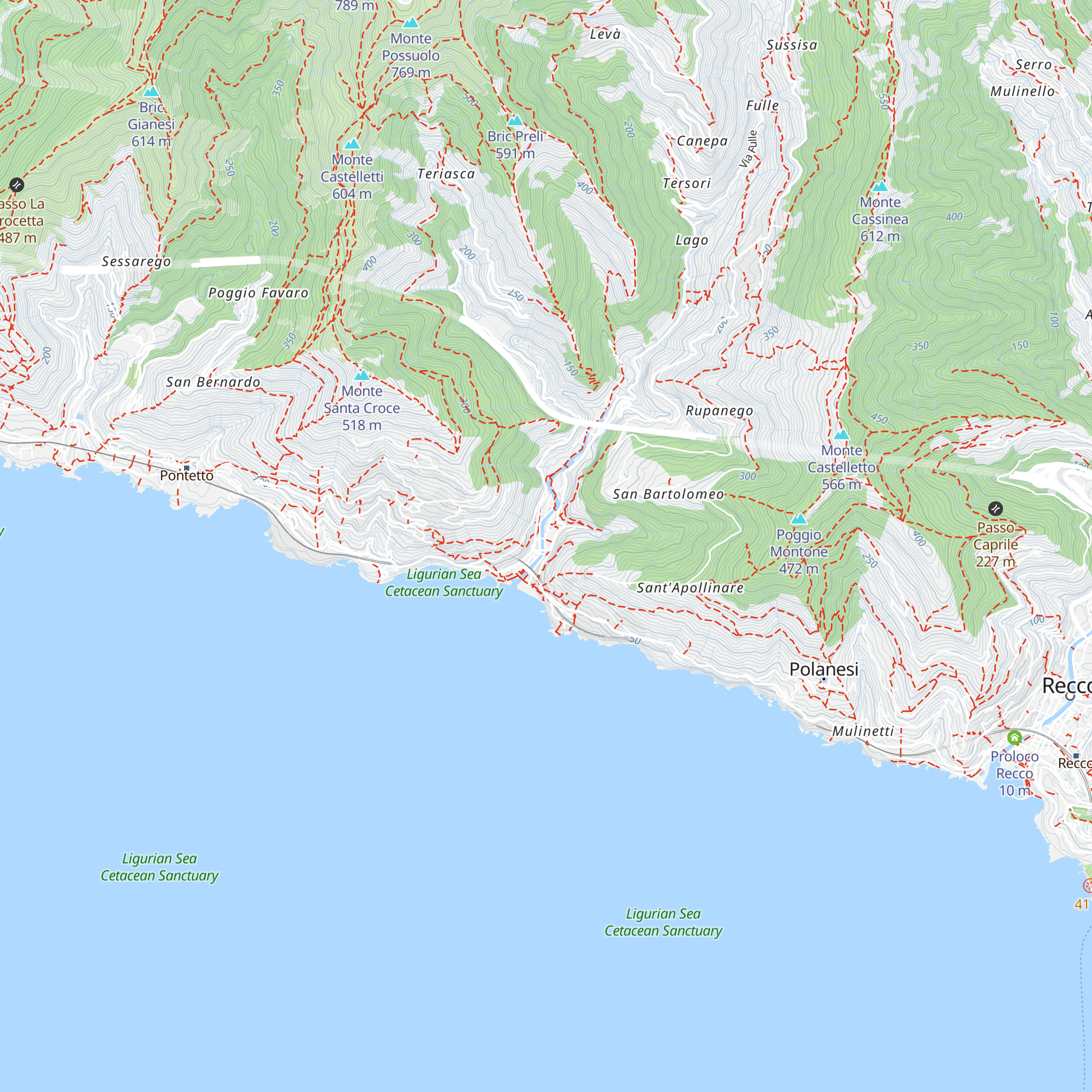 Proloco Sori map