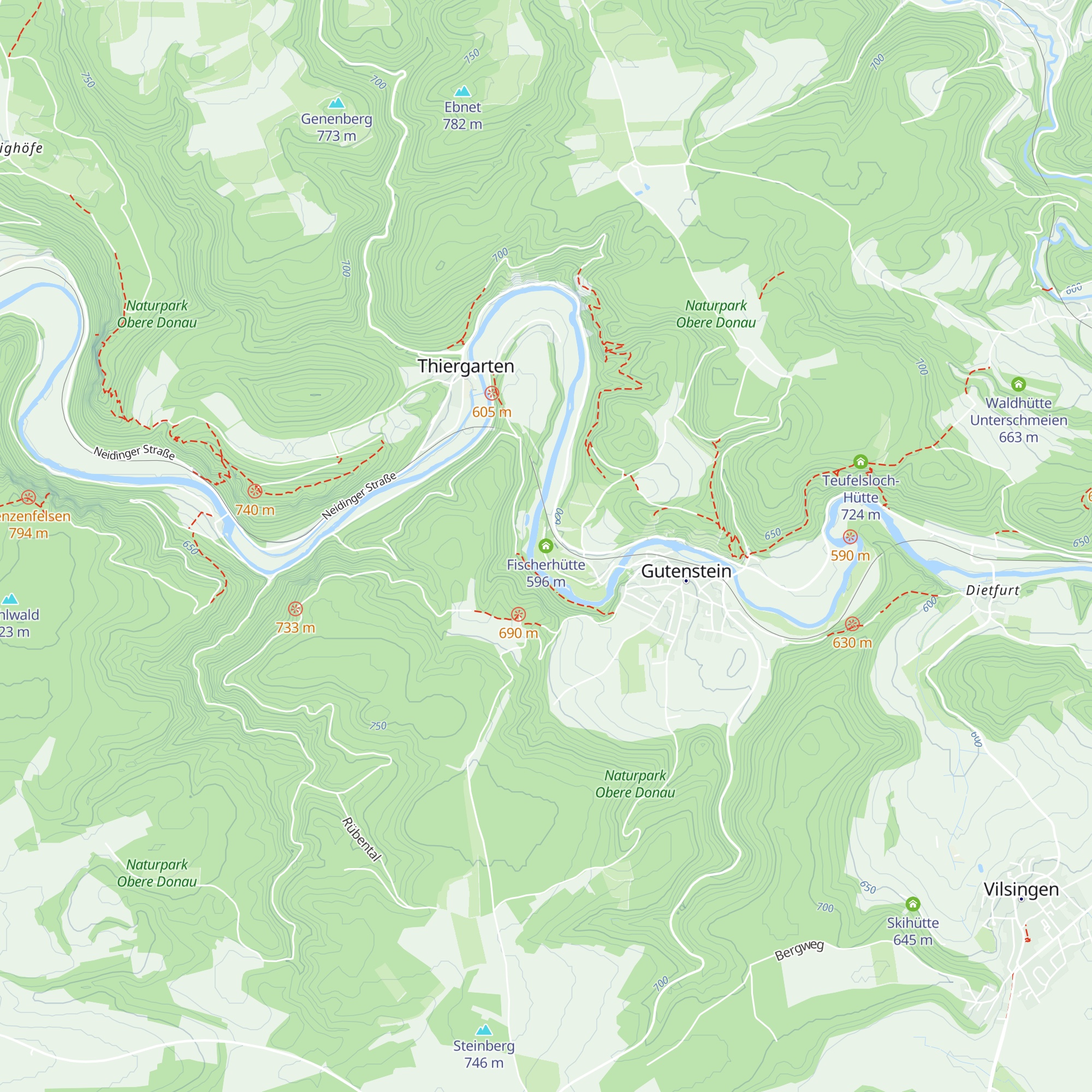 Fischerhütte map