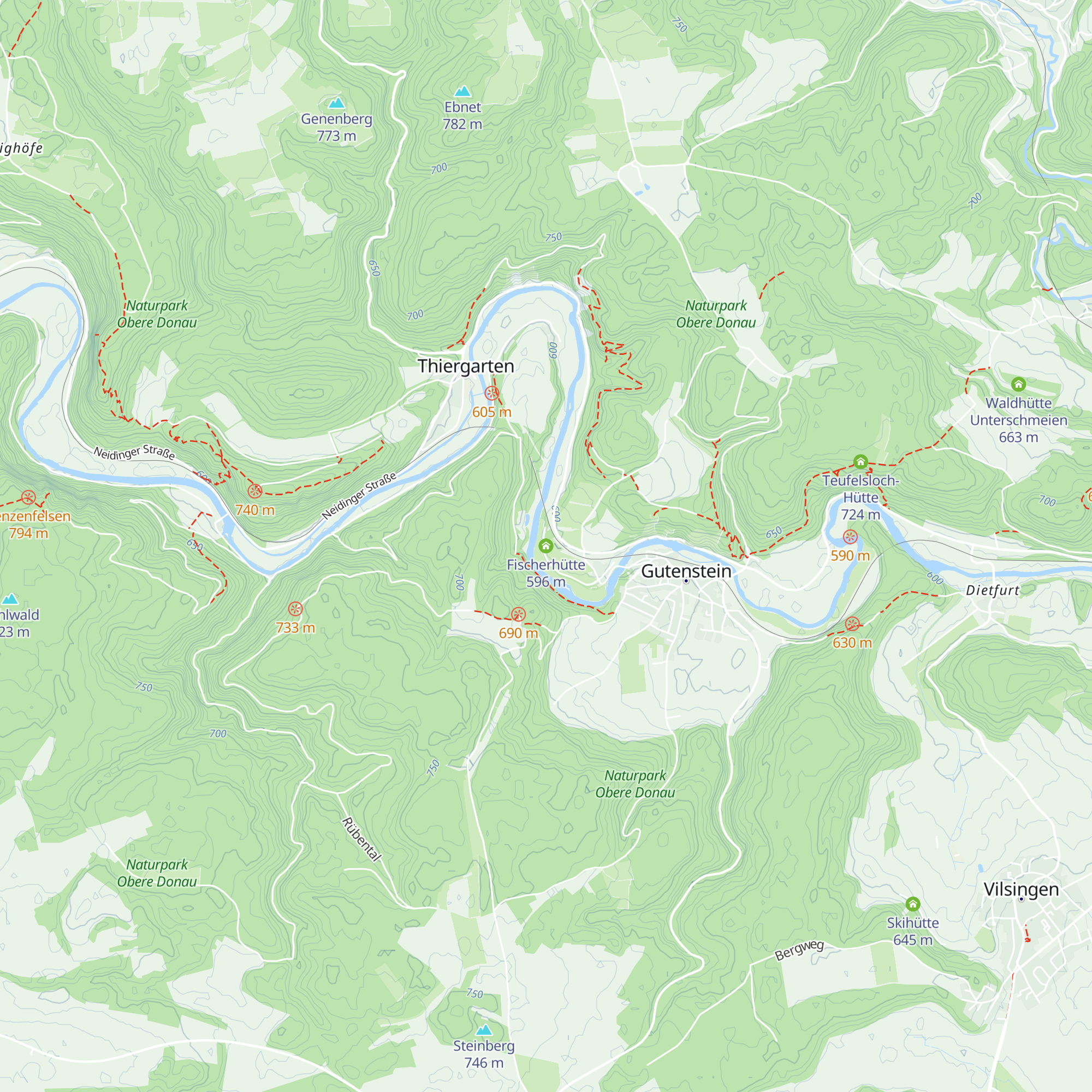 Fischerhütte map