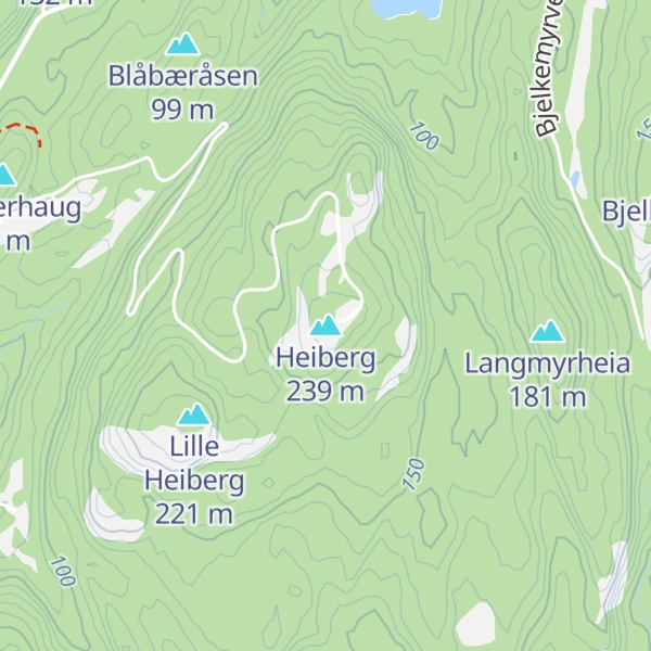 Map of Heiberg