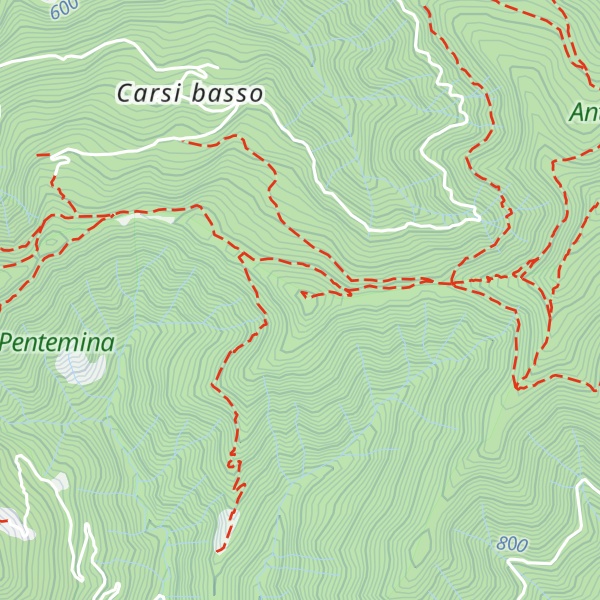 Map of Monte Penzo