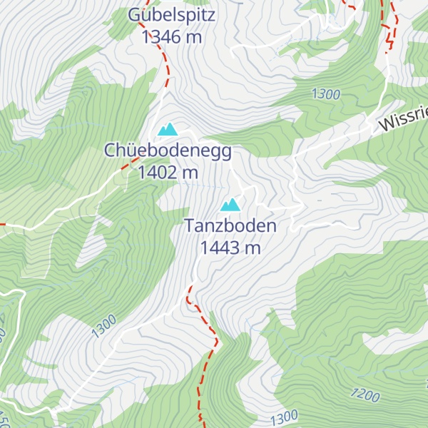 Map of Tanzbodenhütte