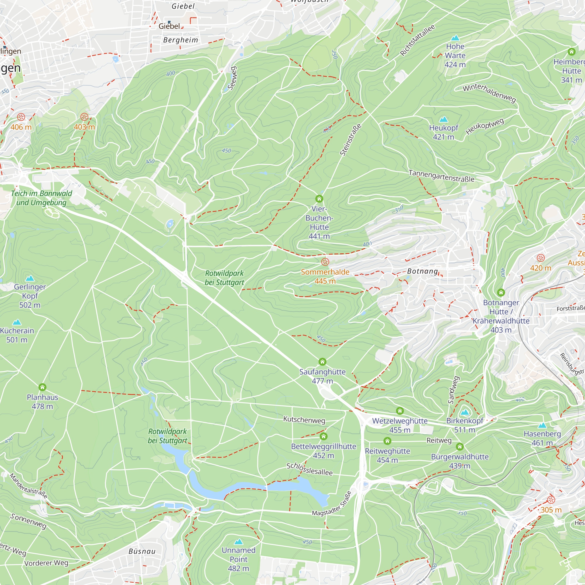Sommerhaldenhütte map