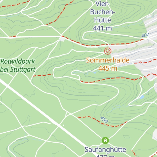 Map of Sommerhaldenhütte