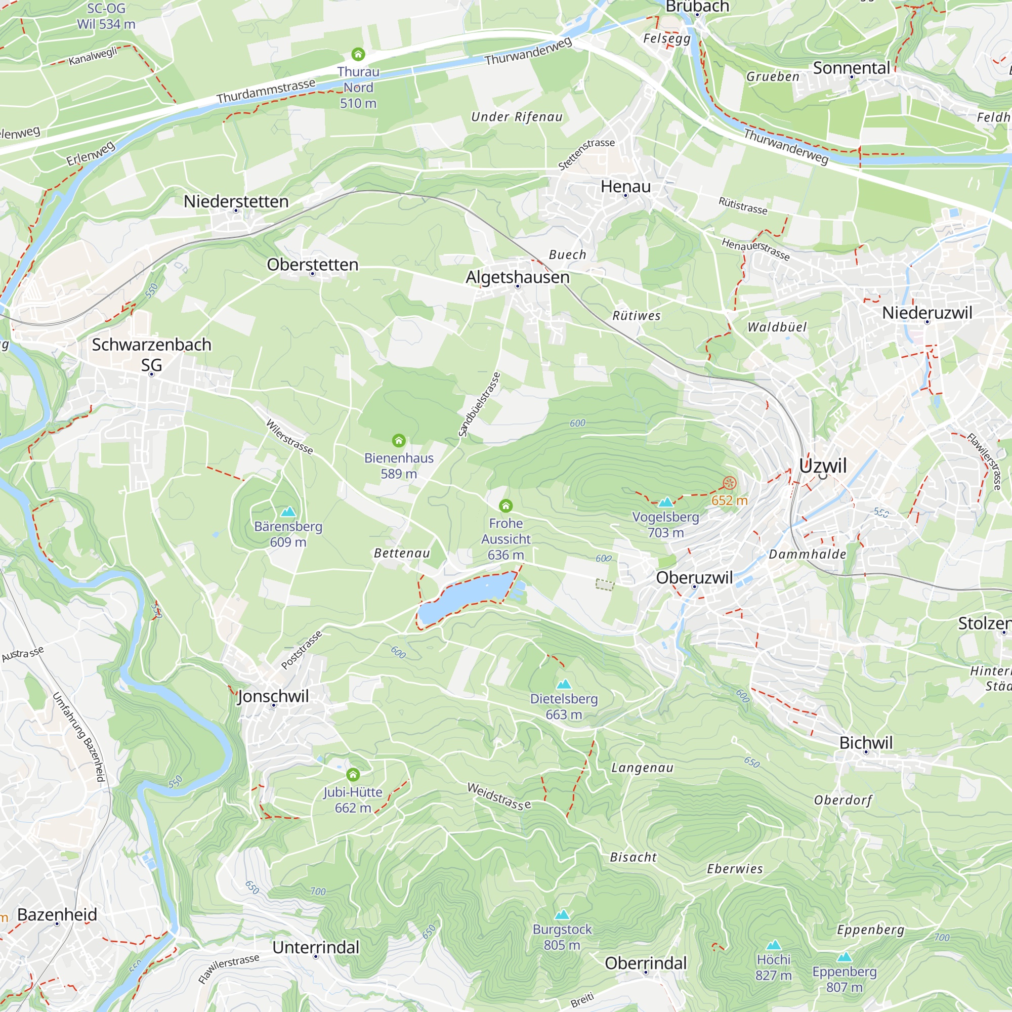 Frohe Aussicht map