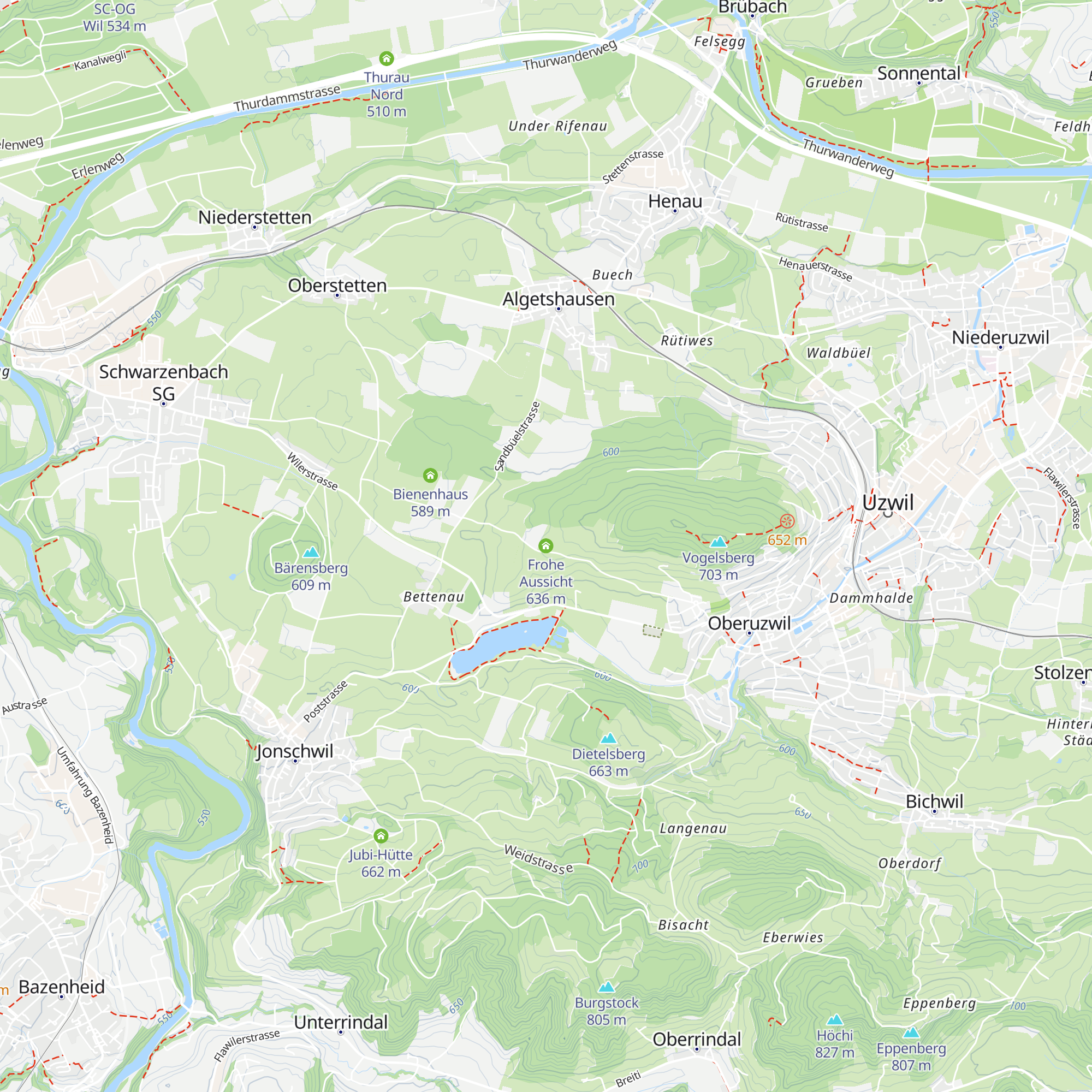 Frohe Aussicht map