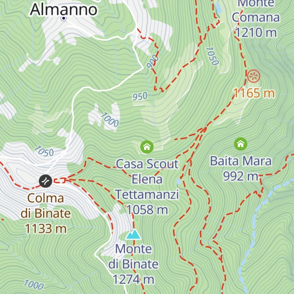 Map of Casa Scout Elena Tettamanzi