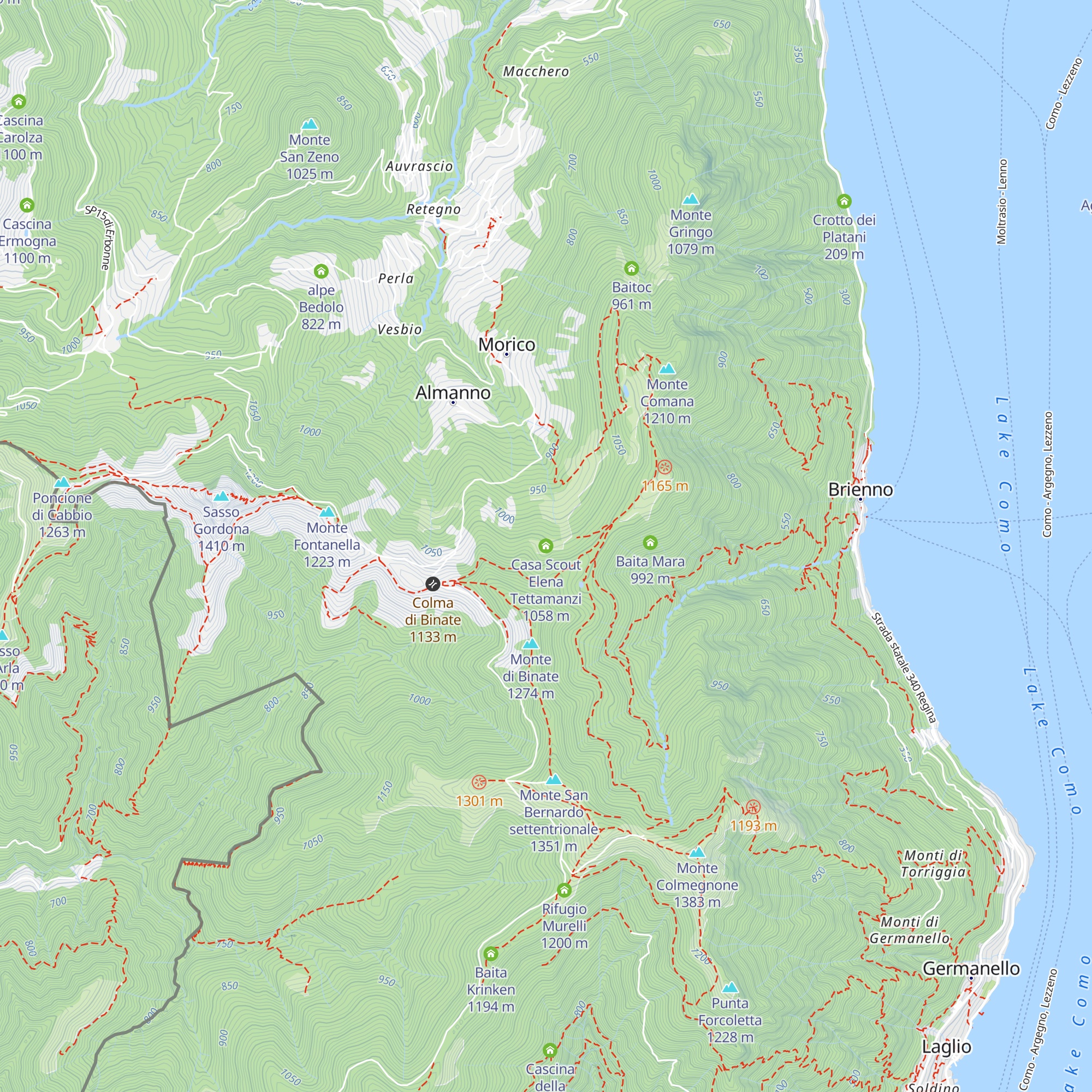 Casa Scout Elena Tettamanzi map