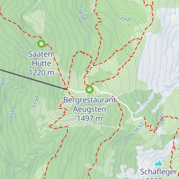 Map of Bergrestaurant Aeugsten
