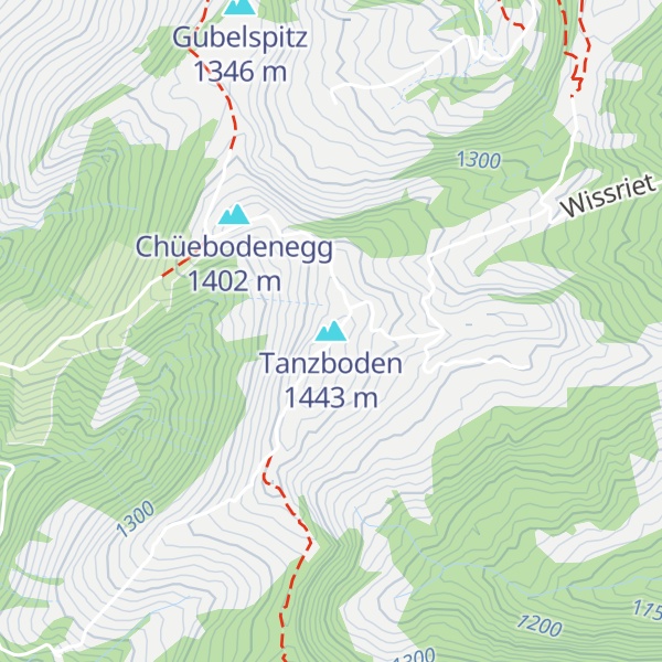 Map of Tanzboden