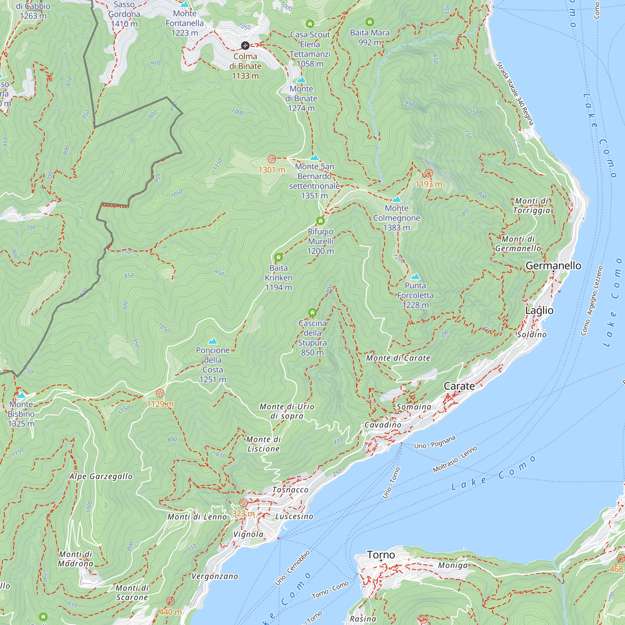 Cascina della Stupura map