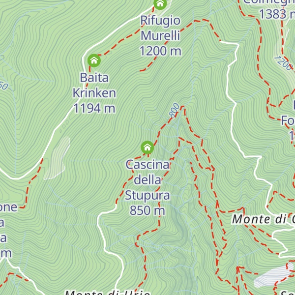 Map of Cascina della Stupura
